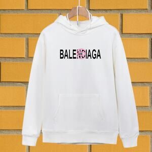 Classic Balenciaga White Hoodie Men's